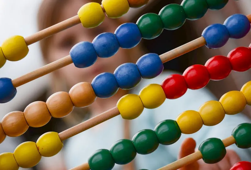 Colorful abacus